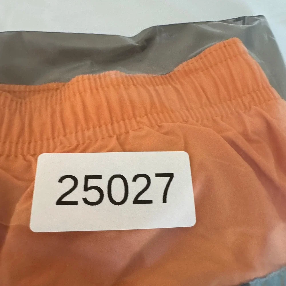 Columbia Shorts Mens Size S Orange Swim Trunks Mesh Lined Tropical Pocket Casual